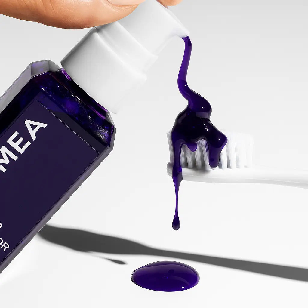 LUMEA Corrector dental de pasta morada