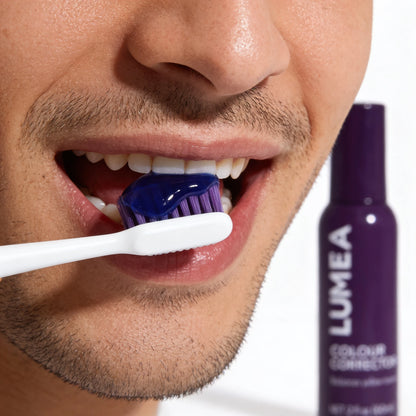 LUMEA Corrector dental de pasta azul